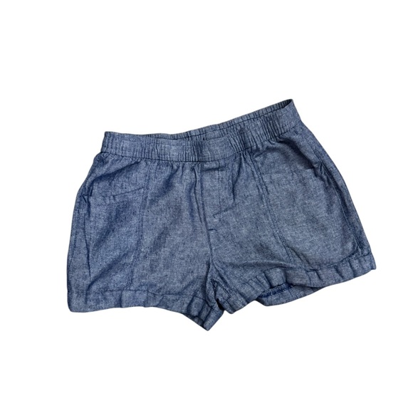 Old Navy High-Rise Blue Chambray Shorts – Size Small - Picture 1 of 5